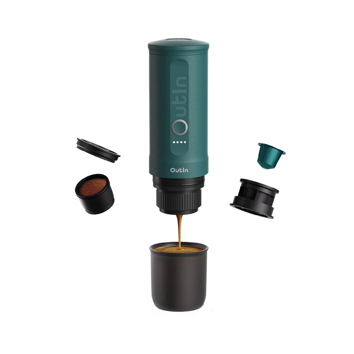 OutIn Nano Portable Espresso Machine (OutIn Teal) OTEM-01-Teal