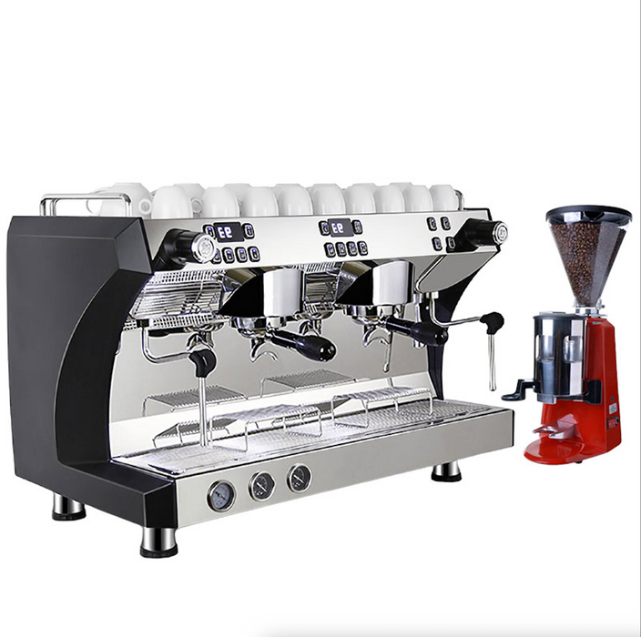 Professional Italian E61 Two-Group Semi-Automatic Commercial Espresso Machine