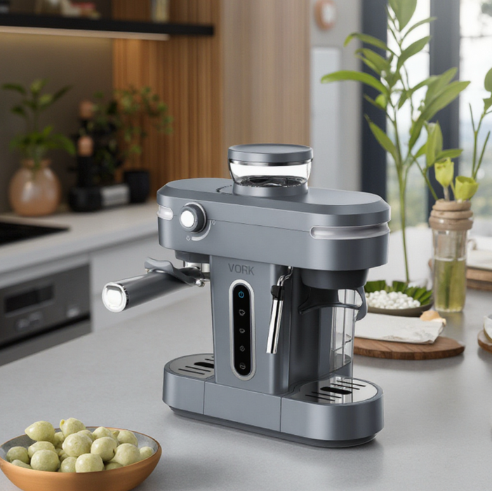 Coffee and Espresso Machine with Grinder Small Kitchen Appliance for Home