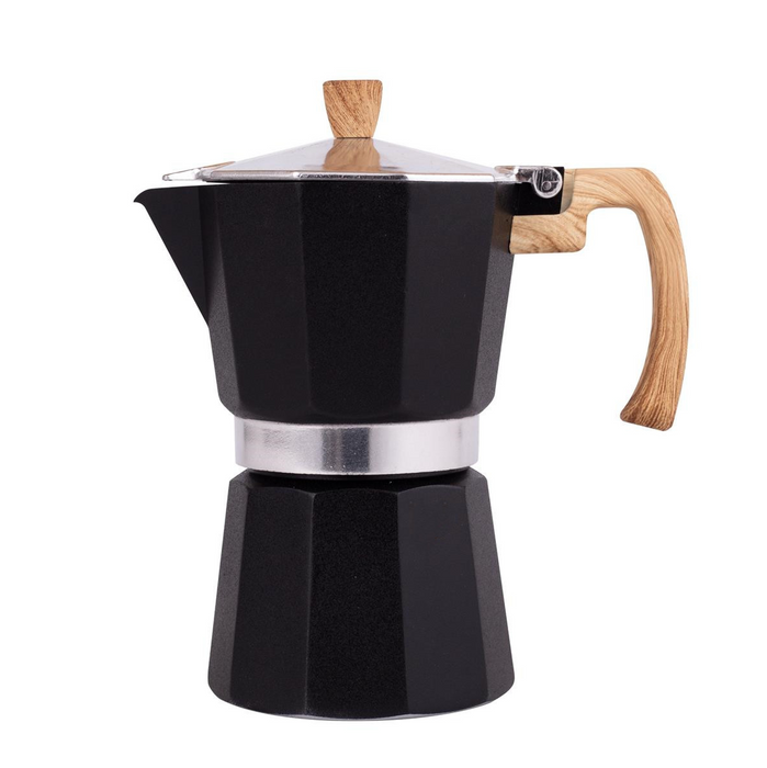 Modern Italian Coffee Maker for Coffee Shop Coffee Mocha Pot 3 Cups Moka Pot