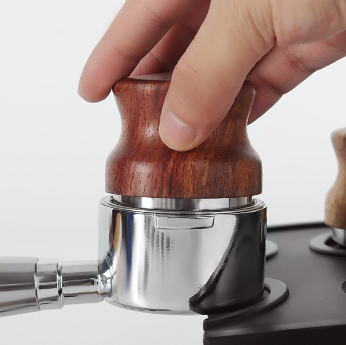 Wooden Barista Tools & Espresso Accessories Coffee Distributor and Tamper Set
