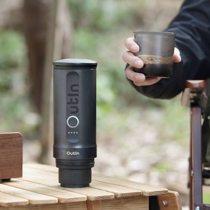 OutIn Nano Portable Espresso Machine (Space Grey) OTEM-01-SG