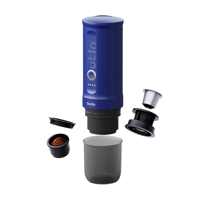 OutIn Nano Portable Espresso Machine Set (Ocean Blue) OTEM-01-OB