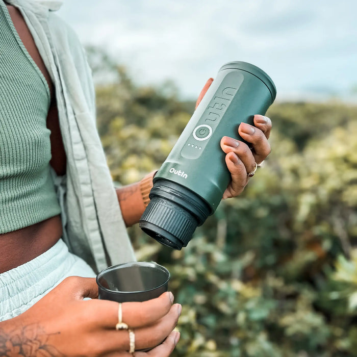 OutIn Nano Portable Espresso Machine (Forest Green) OTEM-01-FG