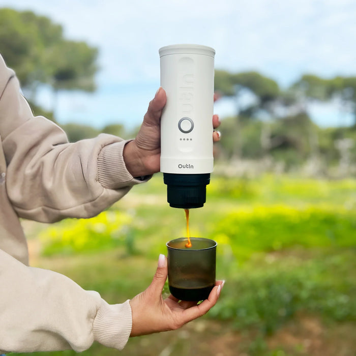 OutIn Nano Portable Espresso Machine (Pearl White) OTEM-01-PW