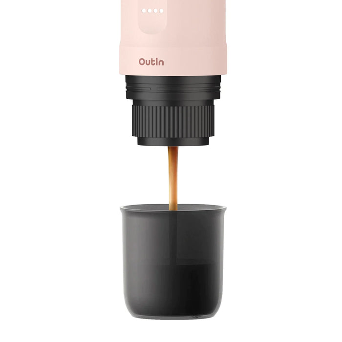 OutIn Nano Portable Espresso Machine (Rose Quartz) X BCRF OTEM-01-RQ