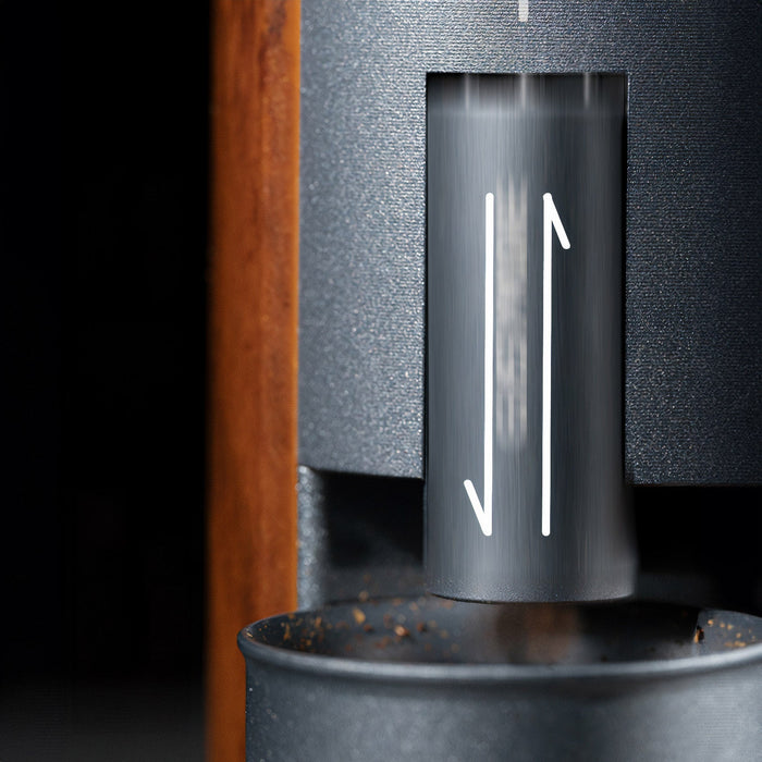Lastaforest Rechargeable Coffee Grinder with Elegant Wood Cover