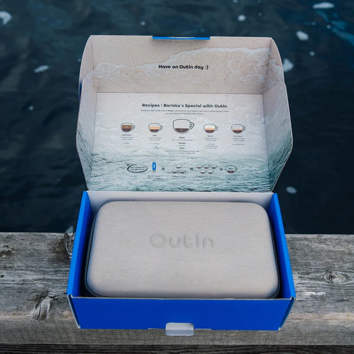OutIn Nano Portable Espresso Machine Set (Ocean Blue) OTEM-01-OB
