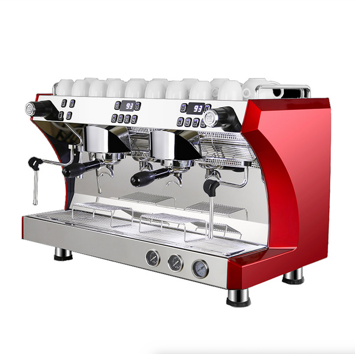 Professional Italian E61 Two-Group Semi-Automatic Commercial Espresso Machine