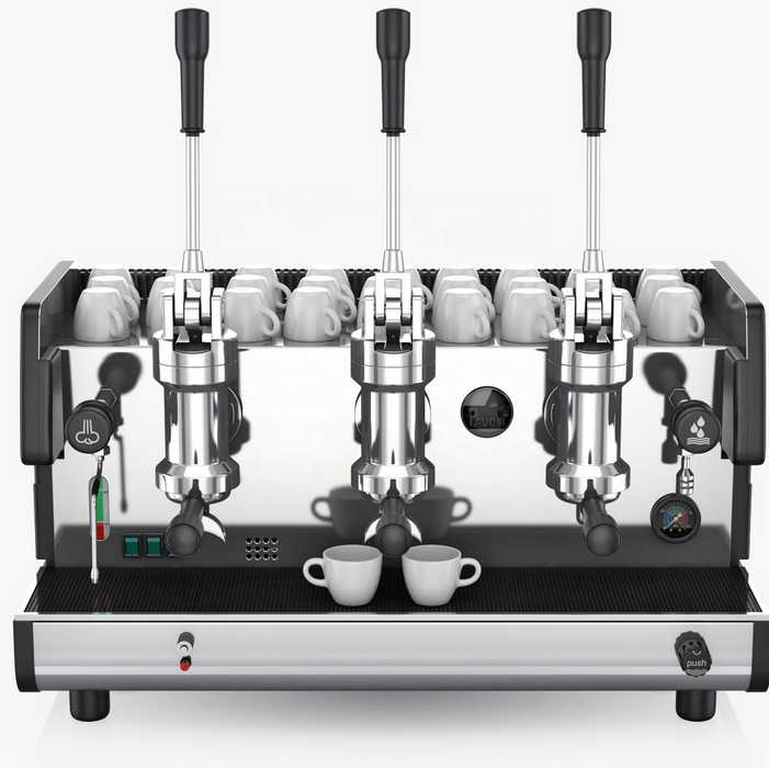 Professional Three-Group Semi-Automatic Commercial Espresso Machine