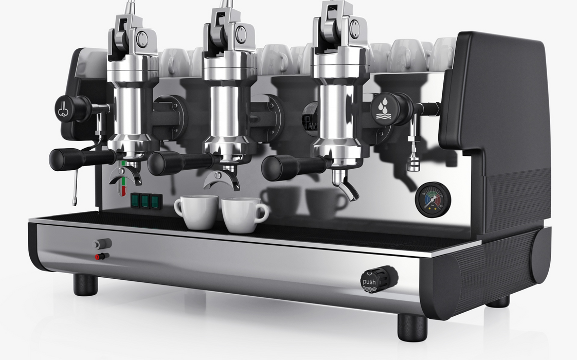 Professional Three-Group Semi-Automatic Commercial Espresso Machine