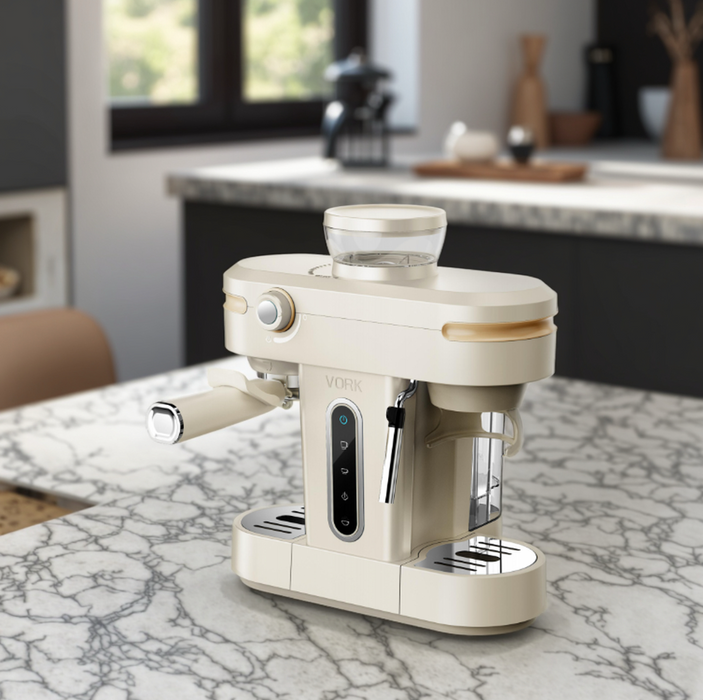 Coffee and Espresso Machine with Grinder Small Kitchen Appliance for Home
