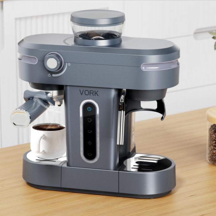 Coffee and Espresso Machine with Grinder Small Kitchen Appliance for Home