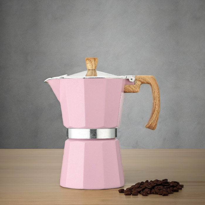 Modern Italian Coffee Maker for Coffee Shop Coffee Mocha Pot 3 Cups Moka Pot