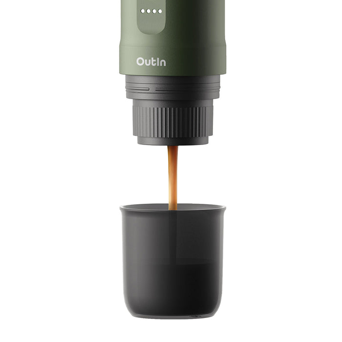 OutIn Nano Portable Espresso Machine (Forest Green) OTEM-01-FG