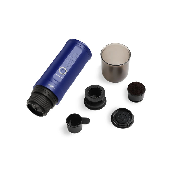 OutIn Nano Portable Espresso Machine Set (Ocean Blue) OTEM-01-OB
